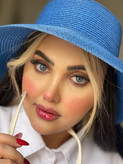 آبی تیله ای بدون دور و بدون بزرگنمایی