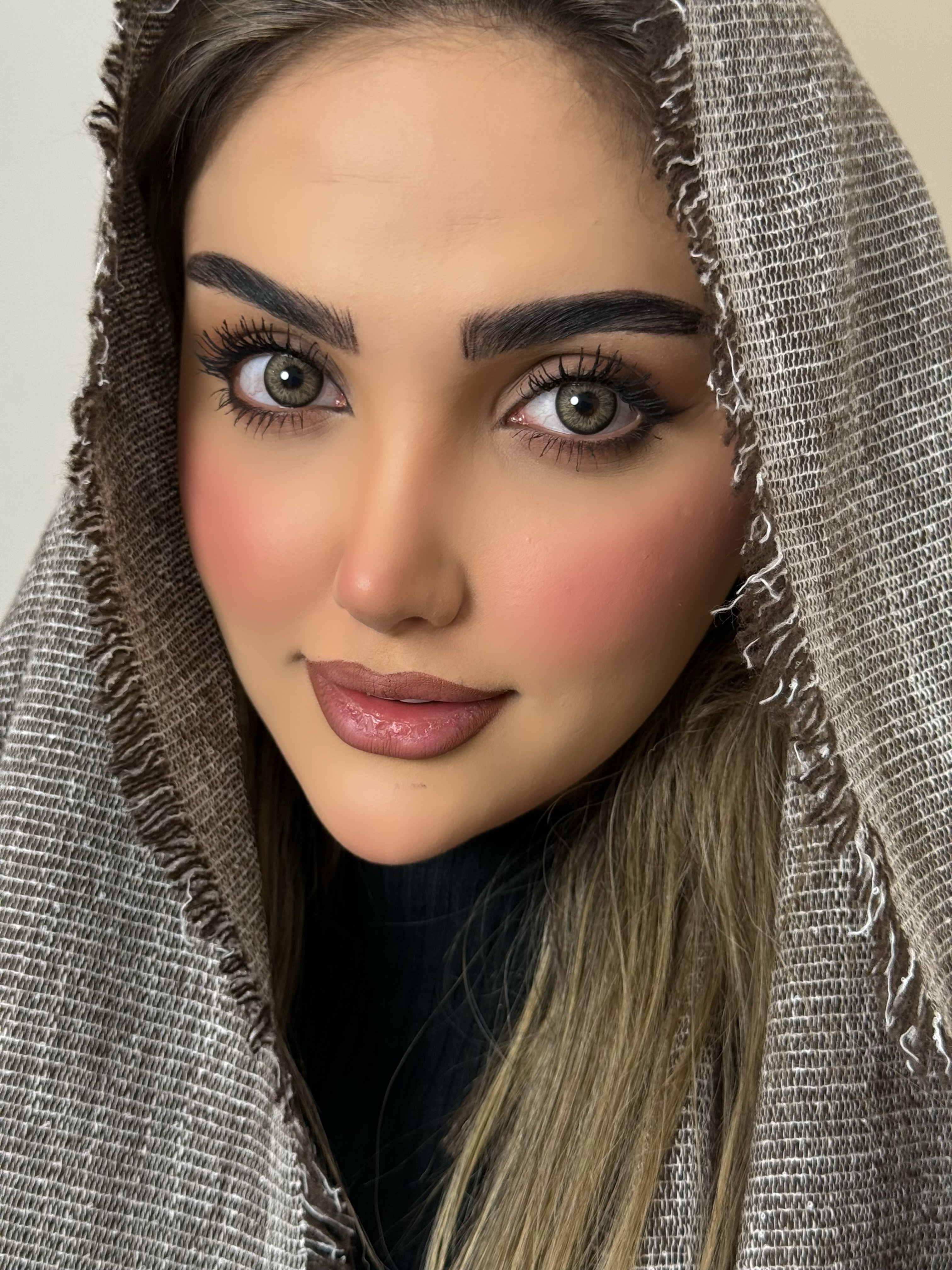 طوسی عسلی بافت دار