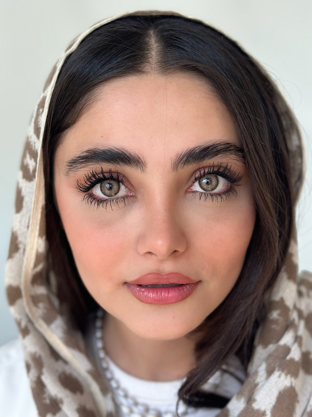 طوسی عسلی دور مشکی