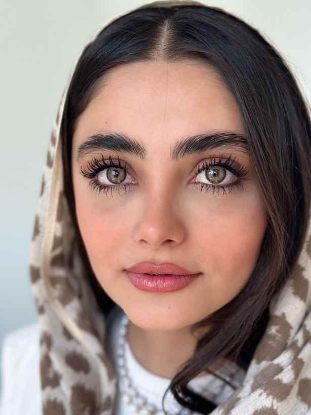 طوسی عسلی دور مشکی